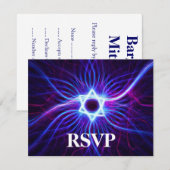 Plasma magen bar/bat mitswa RSVP (Voorkant / Achterkant)