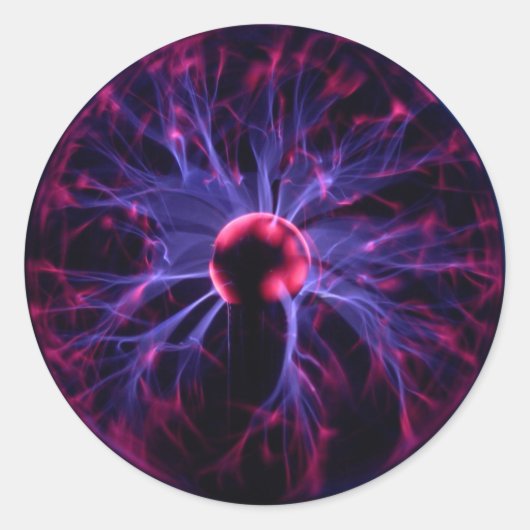 Plasma Ronde Sticker (Voorkant)