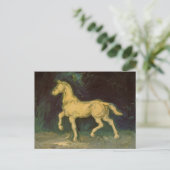 Plaster Statuette of a Horse van Vincent van Gogh Briefkaart (Staand voorkant)