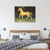 Plaster Statuette of a Horse van Vincent van Gogh Canvas Afdruk (Insitu (Slaapkamer))
