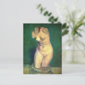 Plaster Statuette of a Vrouw Torso by Van Gogh Briefkaart (Staand voorkant)