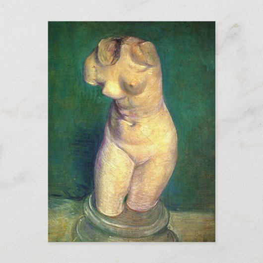 Plaster Statuette of a Vrouw Torso by Van Gogh Briefkaart (Voorkant)