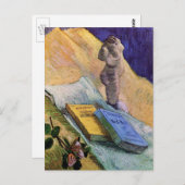 Plaster Statuette Roos en Novels Vincent van Gogh Briefkaart (Voorkant / Achterkant)