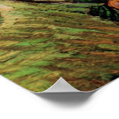 Plaster Statuette Roos en Novels Vincent van Gogh Poster (Hoek)