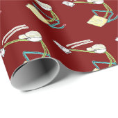 Plasterer Stickman Cadeaupapier (Rol Hoek)