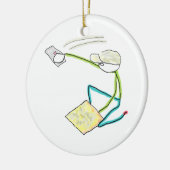 Plasterer Stickman Keramisch Ornament (Links)