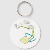 Plasterer Stickman Sleutelhanger (Achterkant)