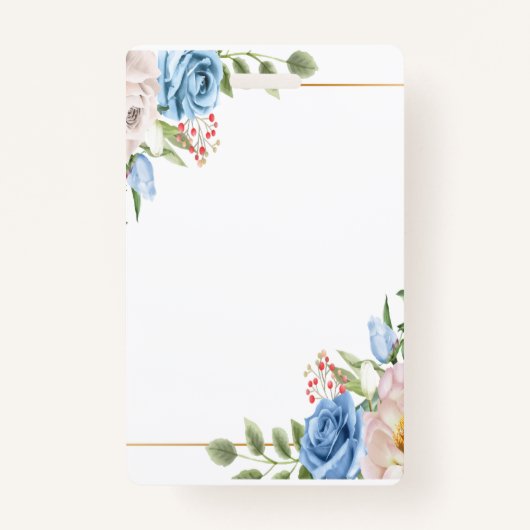 Plastic badge - verticaal (Voorkant)