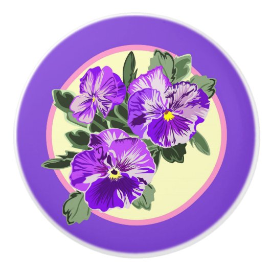  plastic bak keramische knop (Voorkant)