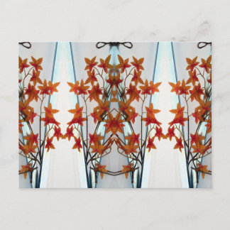 Plastic Bladeren & Symmetrie Twee Briefkaart