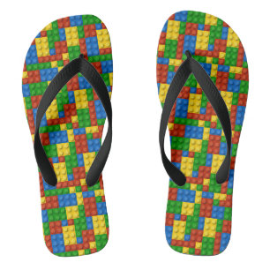 plastic blokken flip flops sandalen schoenen
