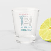 Plastic chirurg als het leven je meloenen geeft shot glas (Achterkant)