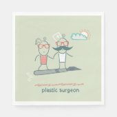 Plastic chirurg papieren servetten (Voorkant)