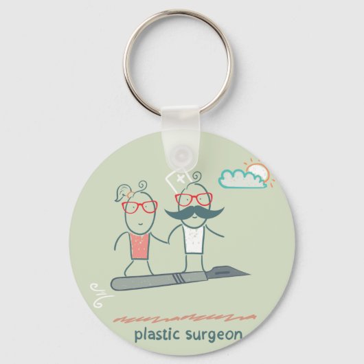 Plastic chirurgische Sleutelhanger (Voorkant)