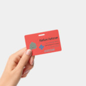 Plastic Eventpas – Horizontaal.ID.Kantoor.Badge Badge (Handheld)