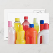 plastic flesjes voor wasmiddel briefkaart (Voorkant / Achterkant)