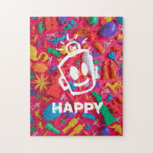 Plastic HAPPY Puzzle, 11" x 14", 252 stuks