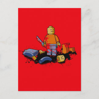 Plastic horror briefkaart