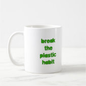Plastic Koffiemok (Links)