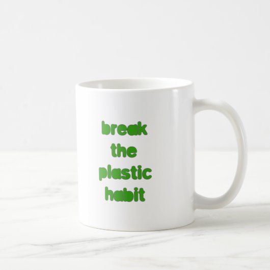 Plastic Koffiemok (Rechts)