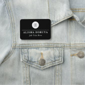 Plastic Logo Employee Staff Badge nametags (En situation)