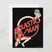 Plastic Man Rubbernek Briefkaart (Voorkant / Achterkant)