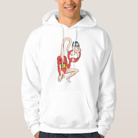 Plastic Man Rubbernek Pose Hoodie (Voorkant)
