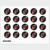 Plastic Man Rubbernek Ronde Sticker (Vel)