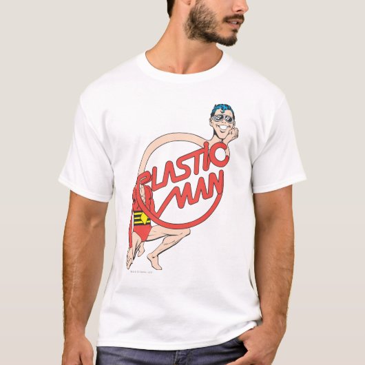 Plastic Man Rubbernek T-shirt (Voorkant)