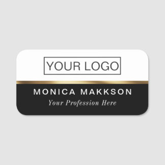 Plastic naamtag Magnetic of Pin Custom Logo Naamplaatje