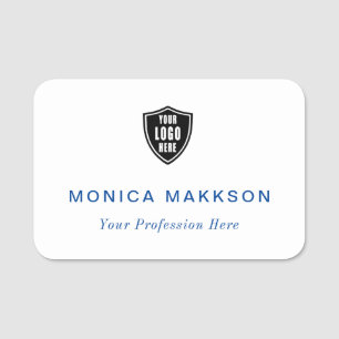 Plastic naamtag Magnetic of Pin Custom Logo Naamplaatje