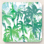 Plastic Onderzetters Tropische handpalmen (Voorkant)