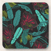 Plastic Onderzetters Tropische handpalmen Print (Voorkant)