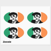 Plastic Paddy Pogue Klein Venster Ovaal Ovale Sticker (Vel)