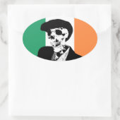 Plastic Paddy Pogue Klein Venster Ovaal Ovale Sticker (Tas)