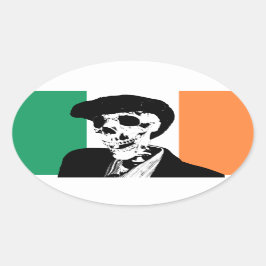 Plastic Paddy Pogue Klein Venster Ovaal Ovale Sticker