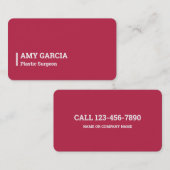 Plastic Surgeon Visitekaartje (Voorkant / Achterkant)