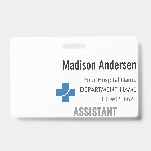 Plastic toegangsbadge – Custom.Business.Meeting_C Badge (Front)