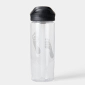 Plastic waterfles (Achterkant)