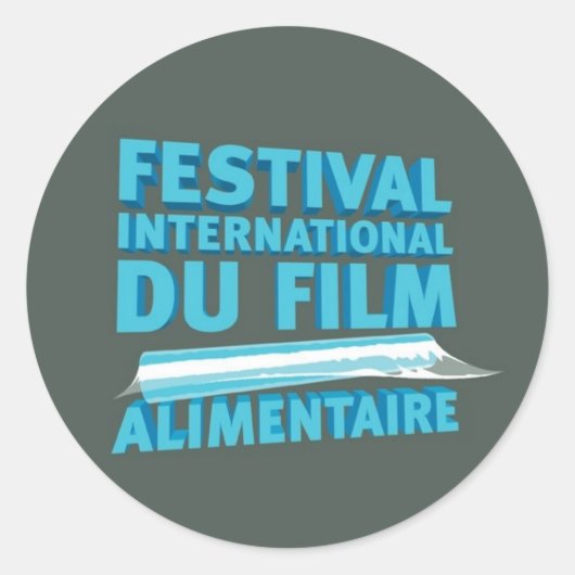 Plastic Wrap Ronde Sticker (Voorkant)