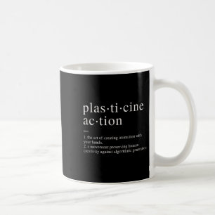 Plasticine Action Definition Minimalist Support HU Koffiemok