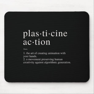 Plasticine Action Definition Minimalist Support HU Muismat