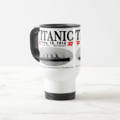 Plastique titanique de tasse de voyage de bateau (Devant gauche)