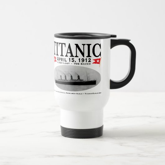 Plastique titanique de tasse de voyage de bateau (Droite)