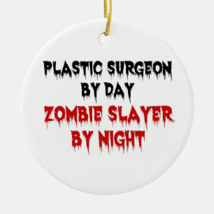 Plastisch chirurg overdag Zombie Slayer by Night Keramisch Ornament