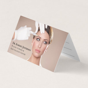 Plastische chirurgie en verjonging centrum afspraa visitekaartjes