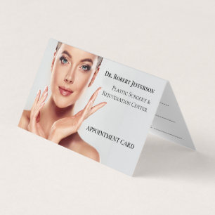 Plastische chirurgie en verjonging centrum afspraa visitekaartjes
