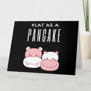 Plat Als Een Pannenkoek Koppel Nijlpaard Nijlpaa Kaart