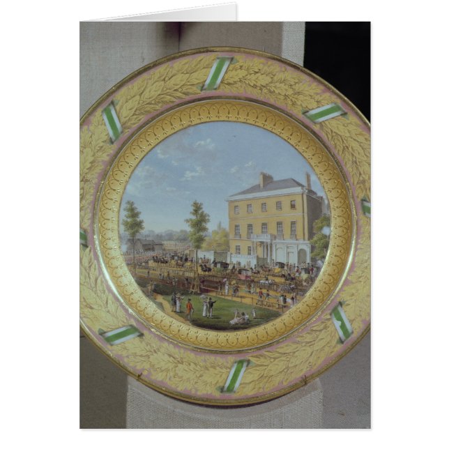 Plat de Meissen, décoré d'une scène de (Devant)