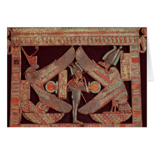 Plat de sein dépeignant Osiris, un dieu de